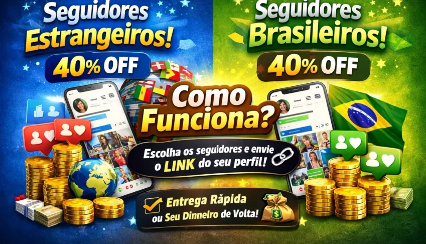 [MAIS VENDIDO] 100 Seguidores Instagram por apenas R$ 4,99