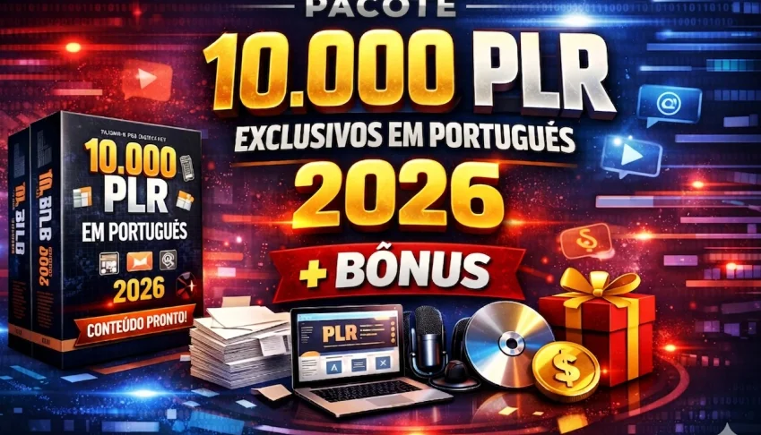 Pacote 10.000 Plr Exclusivos Em Português 2026 + Bônus