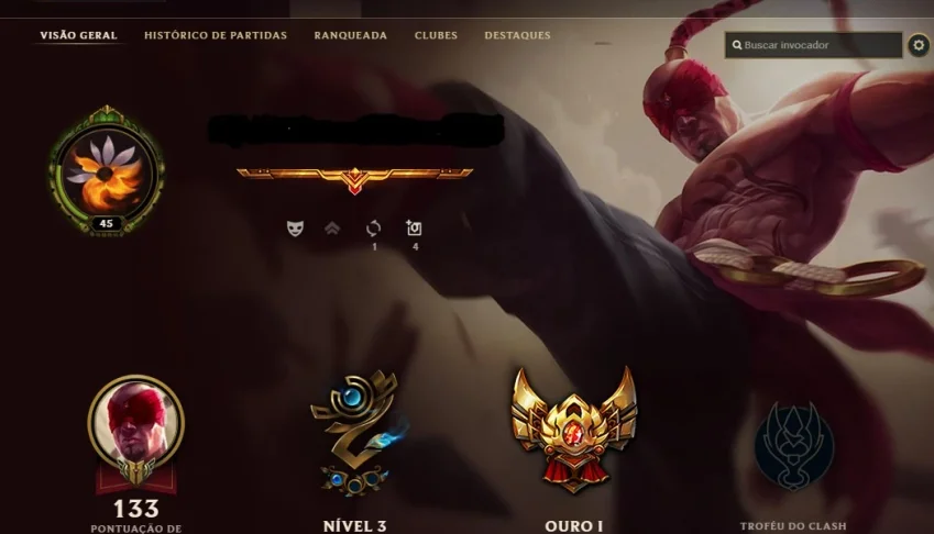 Conta league of legendes gold 1 com mmr plat 5