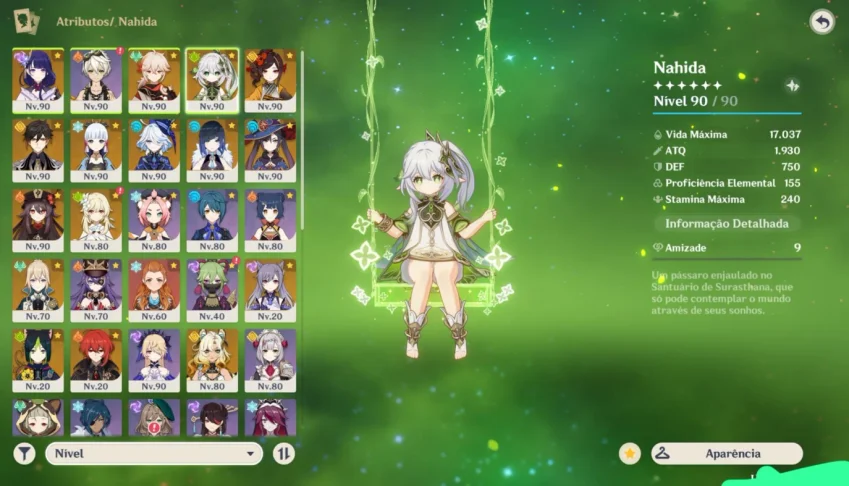 Conta Genshin Ar 59 End Game, Kazuha C2, Ayaka C1, Furina C1