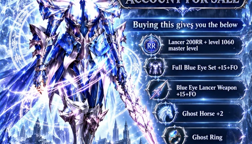 MEGAMU Glorious Lancer Account+ Top PvP Gear
