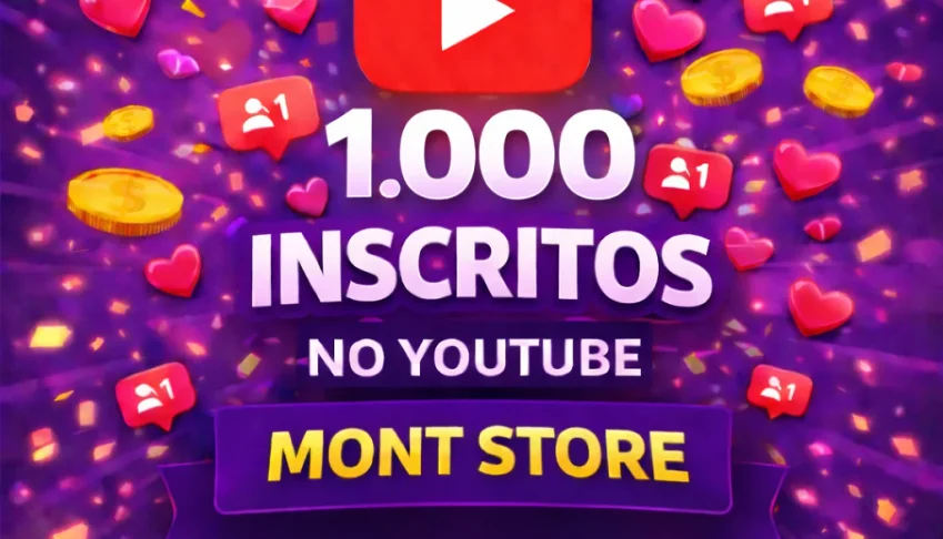 ✅1000 Inscritos no YouTube✅ – PERMANENTE –