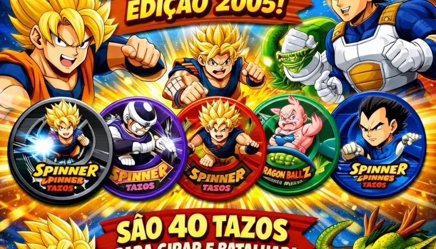 Tazos Dragonball Z 2005 Spinner Elma Chips
