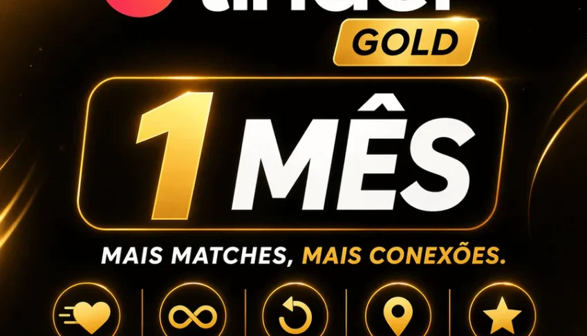 Tinder Gold Ouro | 1 Mês 30 Dias Mensal - Vip