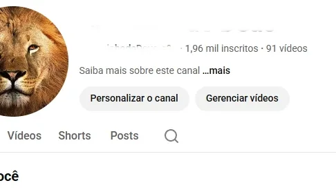 canal do youtube 1.966 inscritos