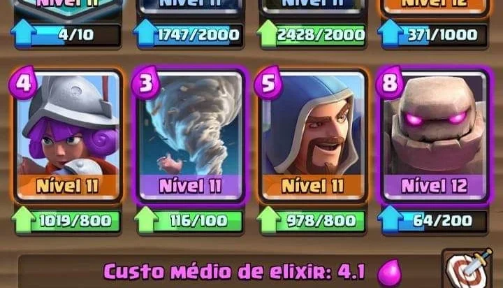 Super Conta Lv11 de Clash Royale