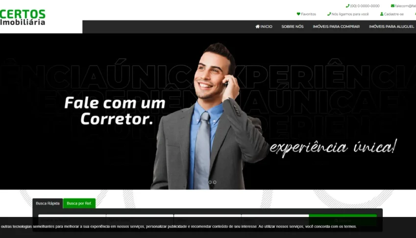 Site pronto em PHP para imobiliária e corretores - 2025