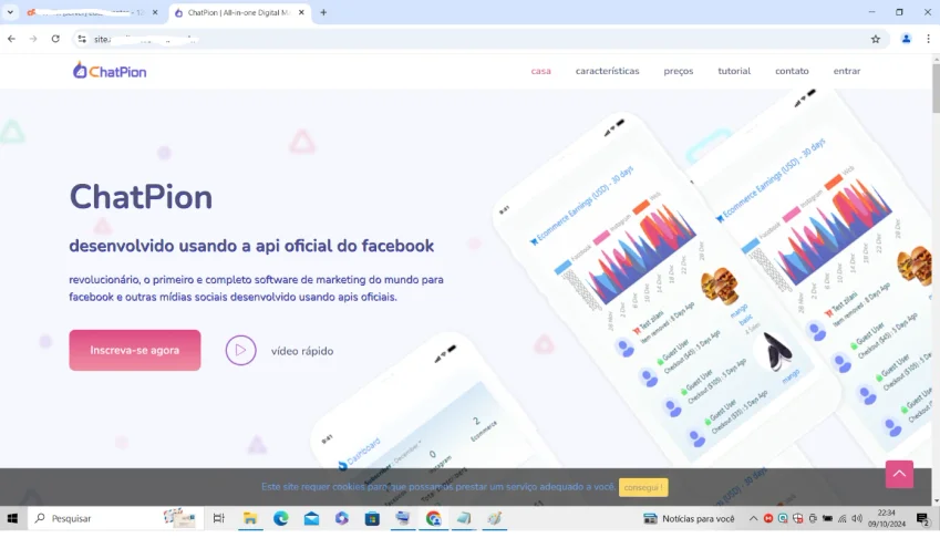 Script ChatPion: Chatbot para Facebook, Instagram