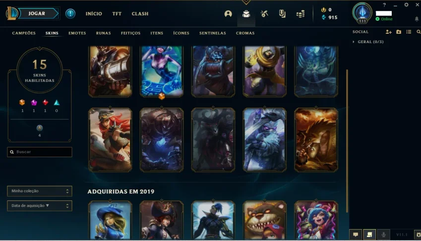 Conta League of legends lol tft