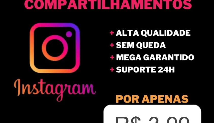 1.000 Compartilhamentos no Instagram