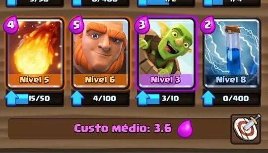 Conta Clash Royale, com 1 lendária.