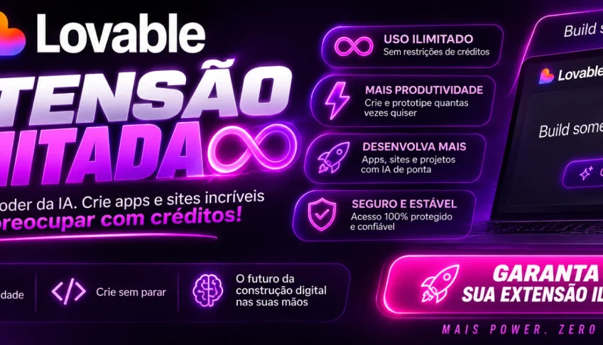 Extensão Lovable Ilimitados A Única 100%