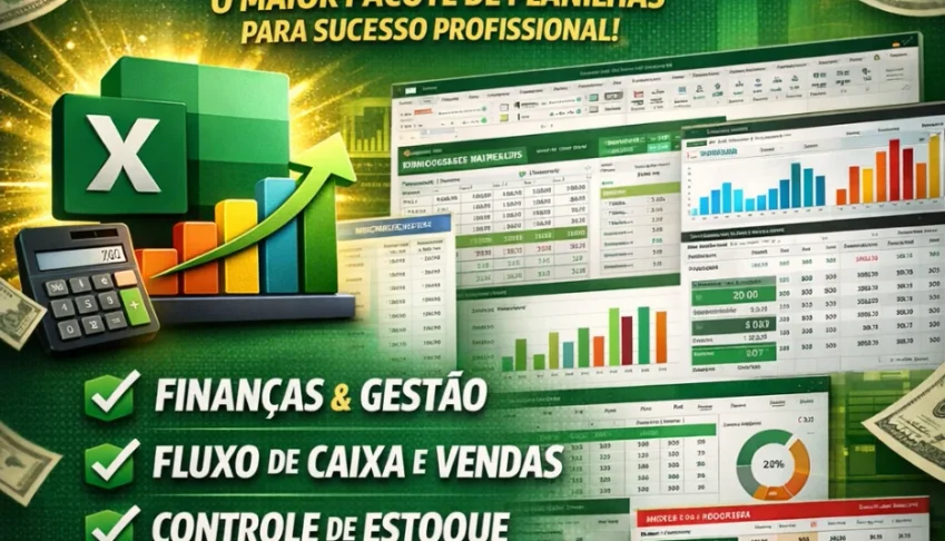 +6.000 Planilhas Premium Em Excel