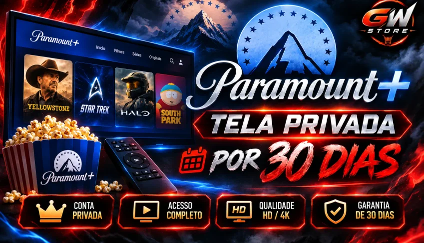 [PROMOÇÃO] Paramount+ Tela privada por 30 dias