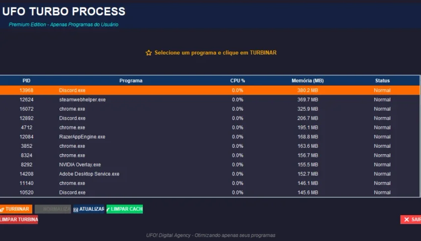 Otimizador De Processos Do Windows! 🚀