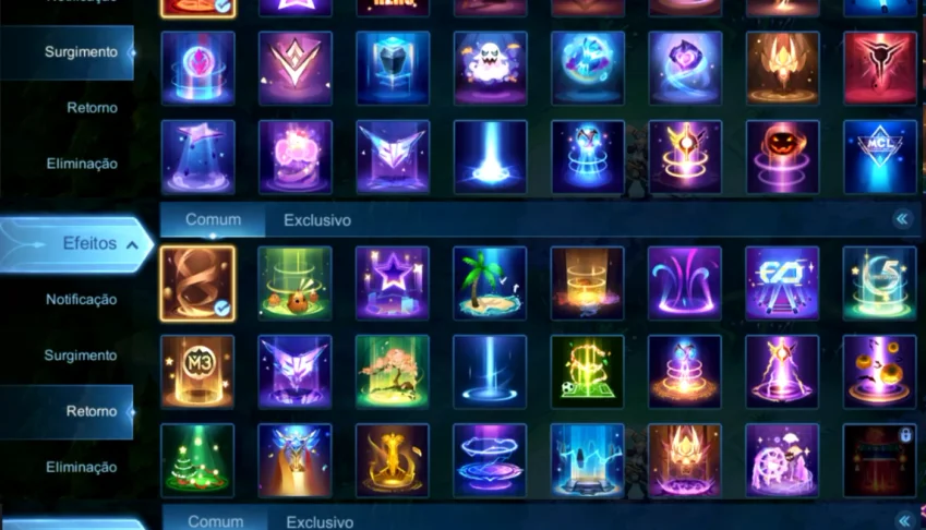 Conta TOP Mobile Legends