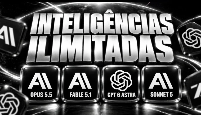 (PROMOÇÂO) 4 IAs sem limite | Opus 5.5 Fable 5.1 GPT 6 Astra