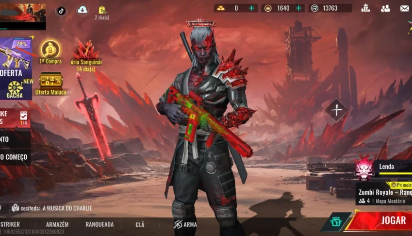  Conta do Blood Strike Mobile LEV 27