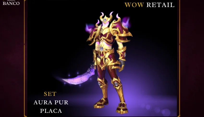 World of Warcraft - Transmog de armadura de PLACA