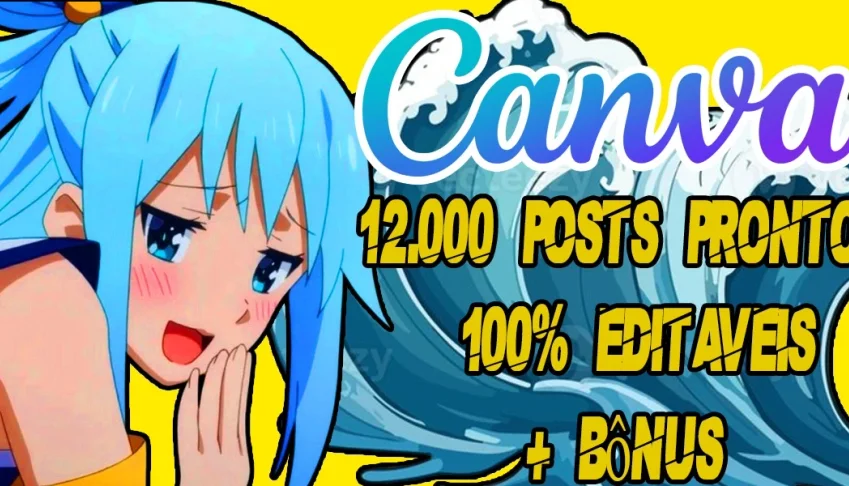 12.000 Posts Prontos (Canva) 100% Editáveis