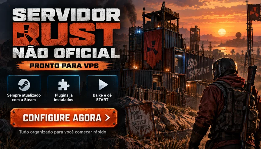 Servidor de Rust Pirata Versão Steam