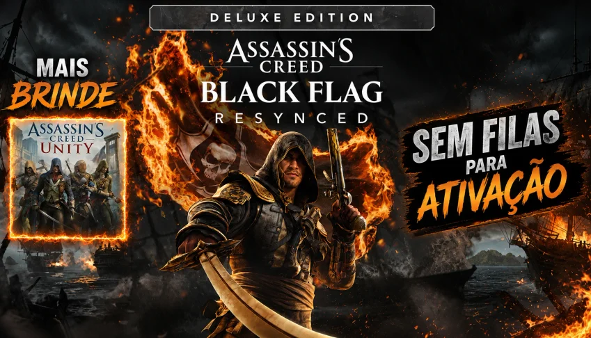 assassin's creed black flag resynced edição deluxe offline