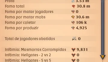 Conta Albion recém criada e-mail novo - intermediária