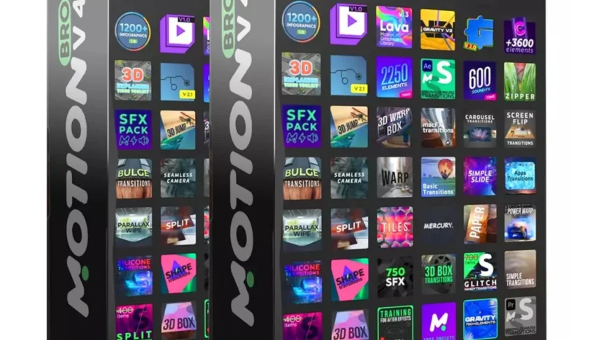 Motion Bro 4 Completo Para P.remiere E After Effects