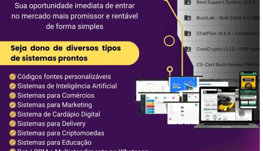 Super Pack SaaS | Seja Dono de Diversos Tipos de Sistemas