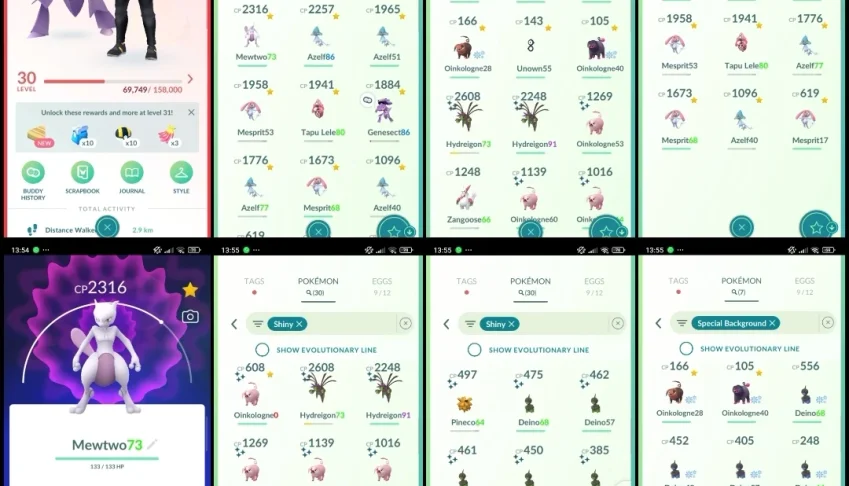 Lv. 30 | Mewtwo + Nihilego + Buzzwole | 17 Lendários | D111