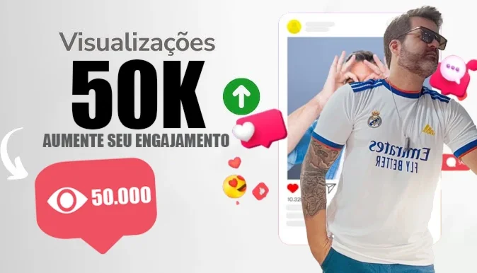 50Mil Visualizações Views Instagram Reels - Feed - IGTV