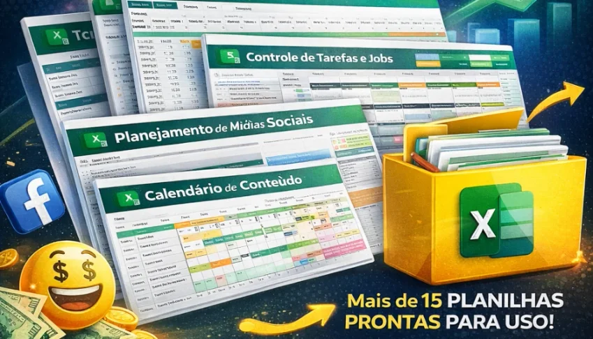 Kit De Planilhas Para Gestão De Redes Sociais E Marketing
