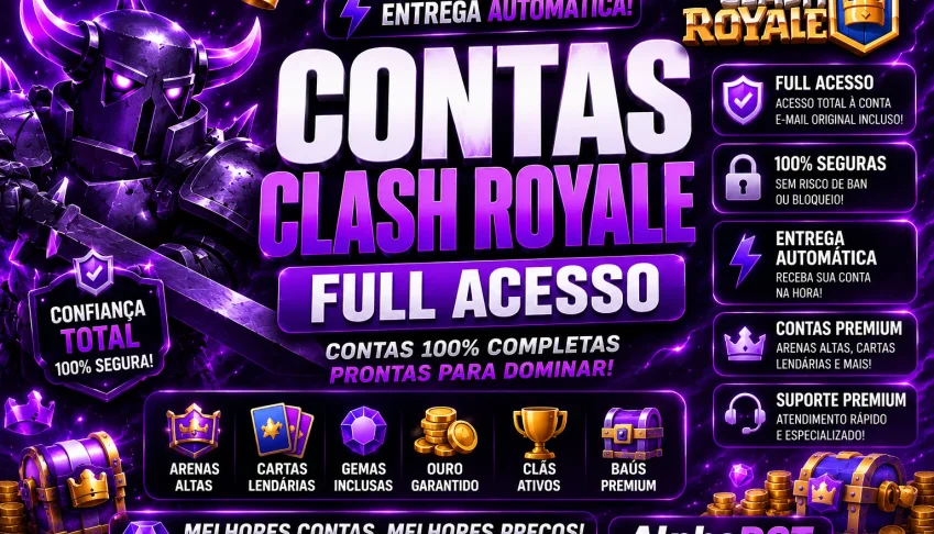 Contas Clash Royale - As Melhores Contas Do Mercado!!