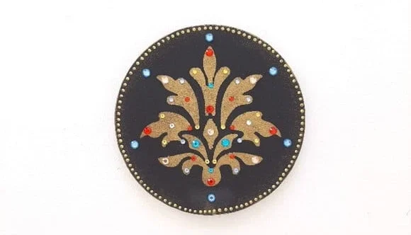 Mandala Indiana Preta