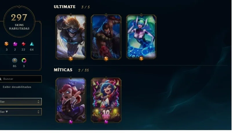 vendo conta lol rarissima