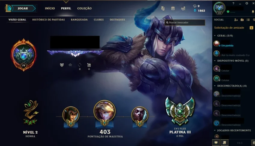 Conta ex Diamante 5 com borda