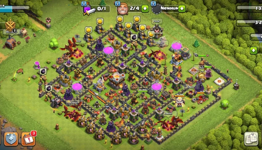 Conta clash of clans cv11