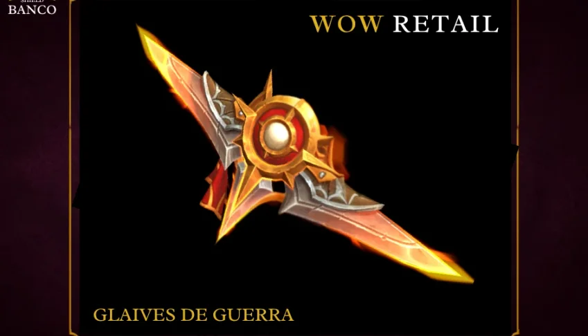 World of Warcraft - Skin de Arma Glaive de Guerra (Transmog)