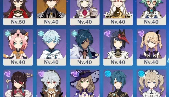 Conta Genshi AR 34 LVL 40+