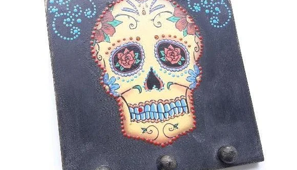 Porta Chave Caveira Mexicana #3