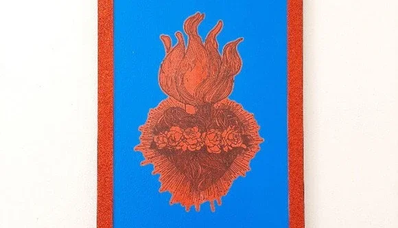 Poster Sagrado Coração Antigo Az