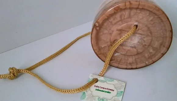 Sabonete 100%artesanal com cordão
