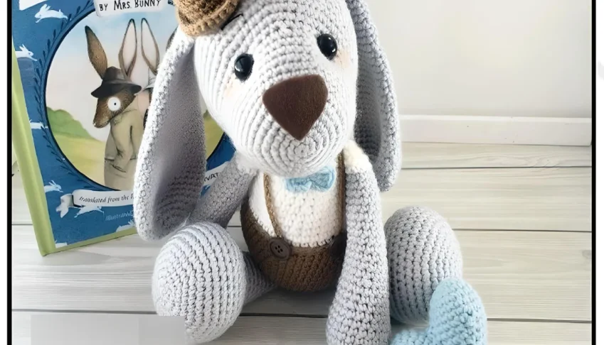 Receita em PDF - Cachorro com Chapeu Amigurumi