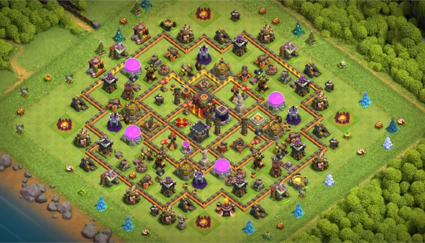 Conta de Clash of clans CV 10 Full + 300 gemas