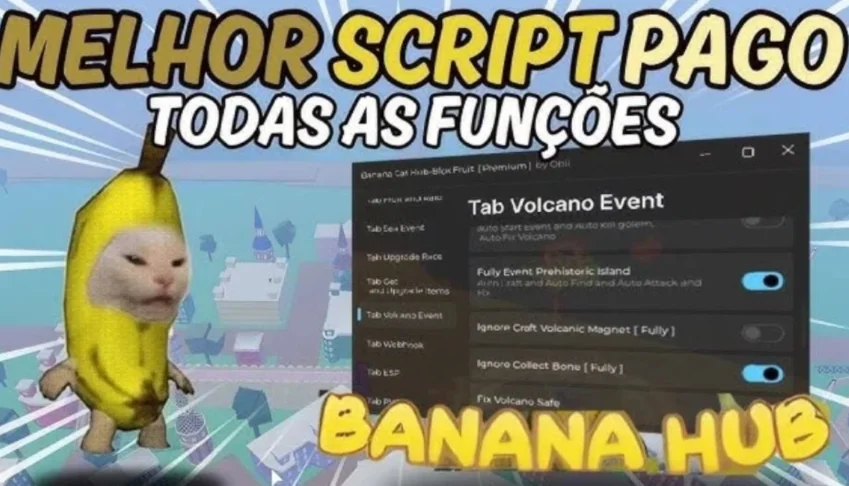 Banana hub​[Script Blox Fruits] O Melhor Script pago