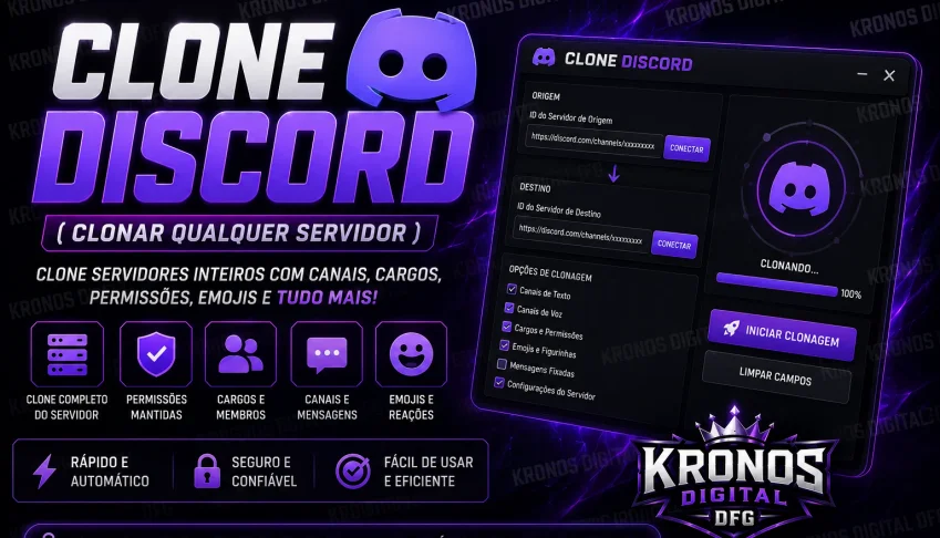 Cloner Discord - (Clonar qualquer Servidor)