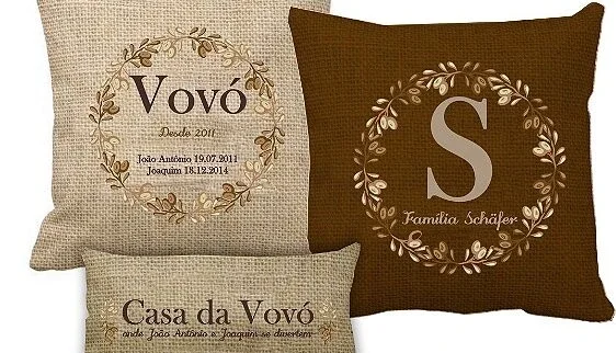 Capa de Almofada Artesanal Personalizada