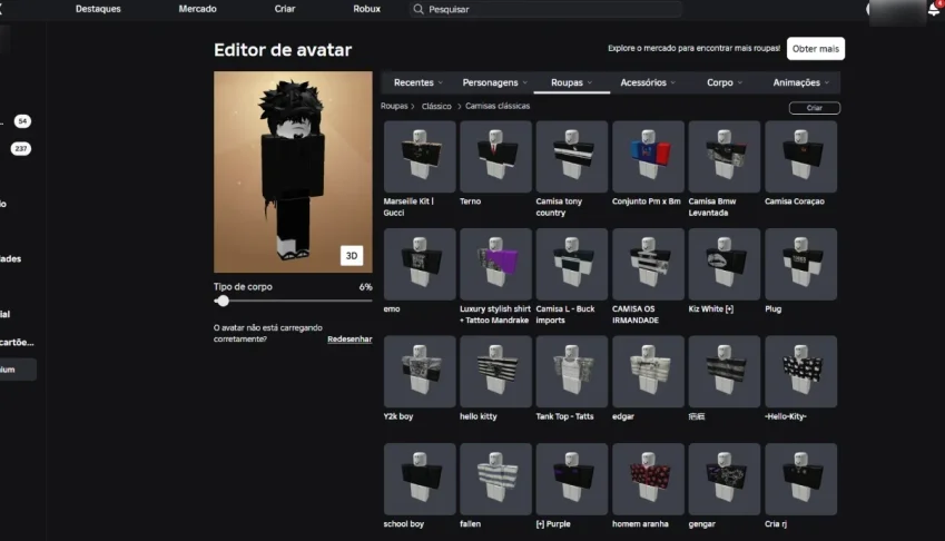 ☠ [DESTAQUE] Conta Roblox com Skins Populares