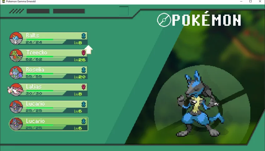Pokemon Gamma Emerald