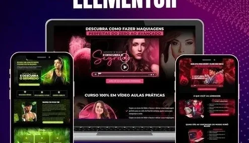 +500 Pack Landing Pages Em Elementor (Editáveis)